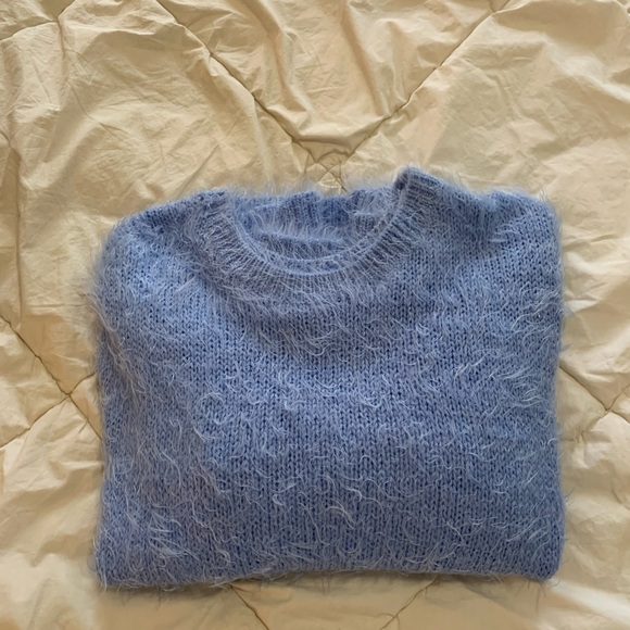 Apt 9 Eye lash sweater blue size XL - Picture 3 of 4